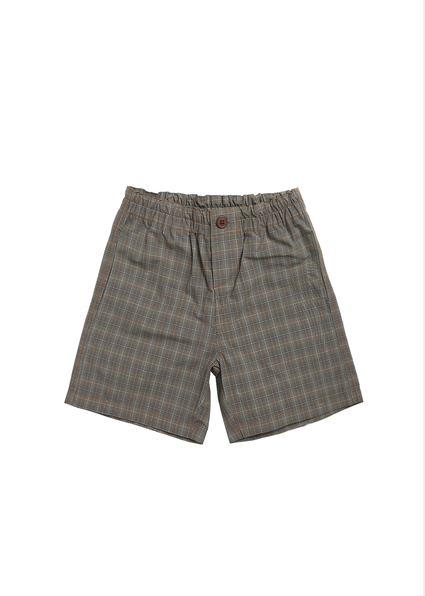 Boys & Girls Grey Check Shorts