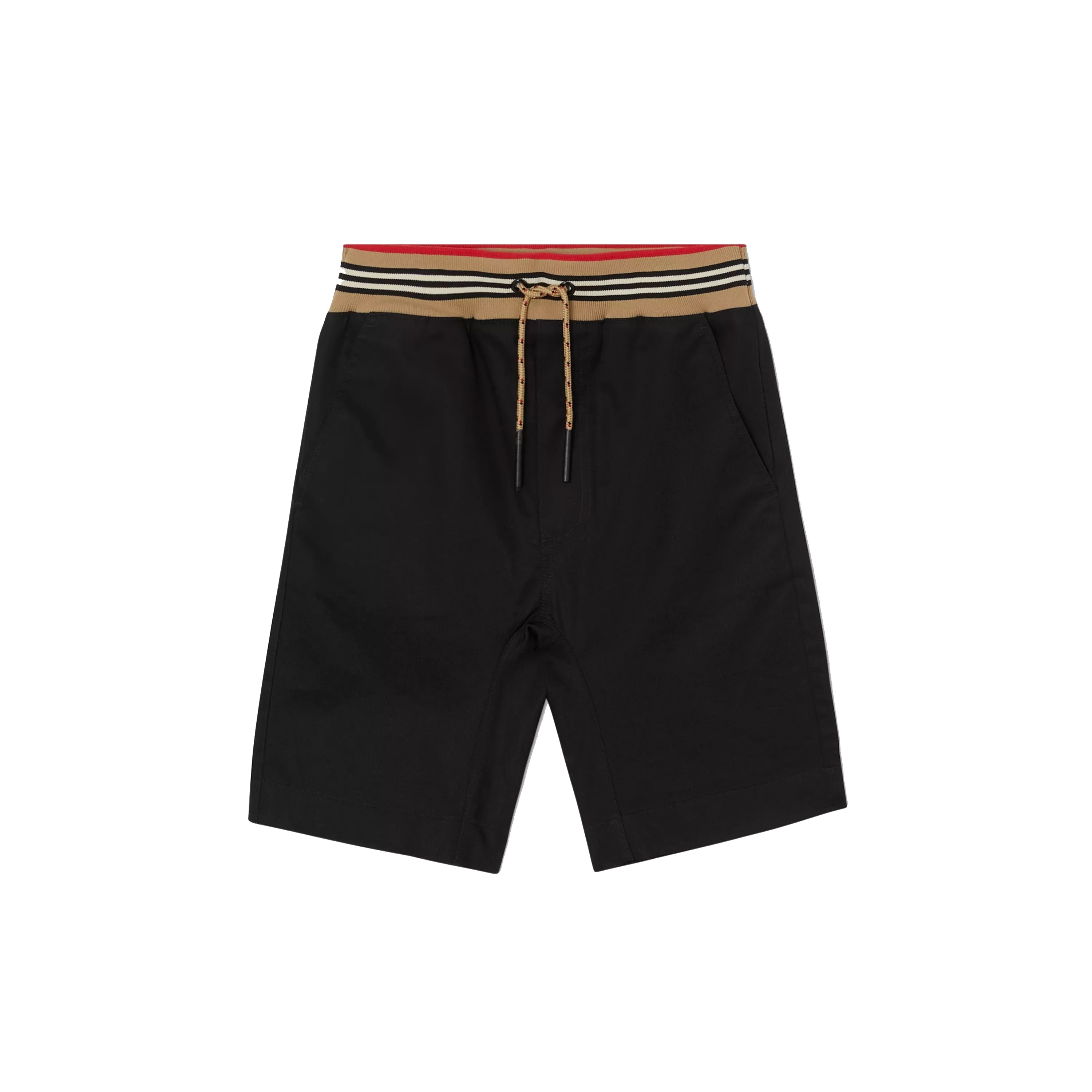 Boys & Girls Black Cotton Shorts