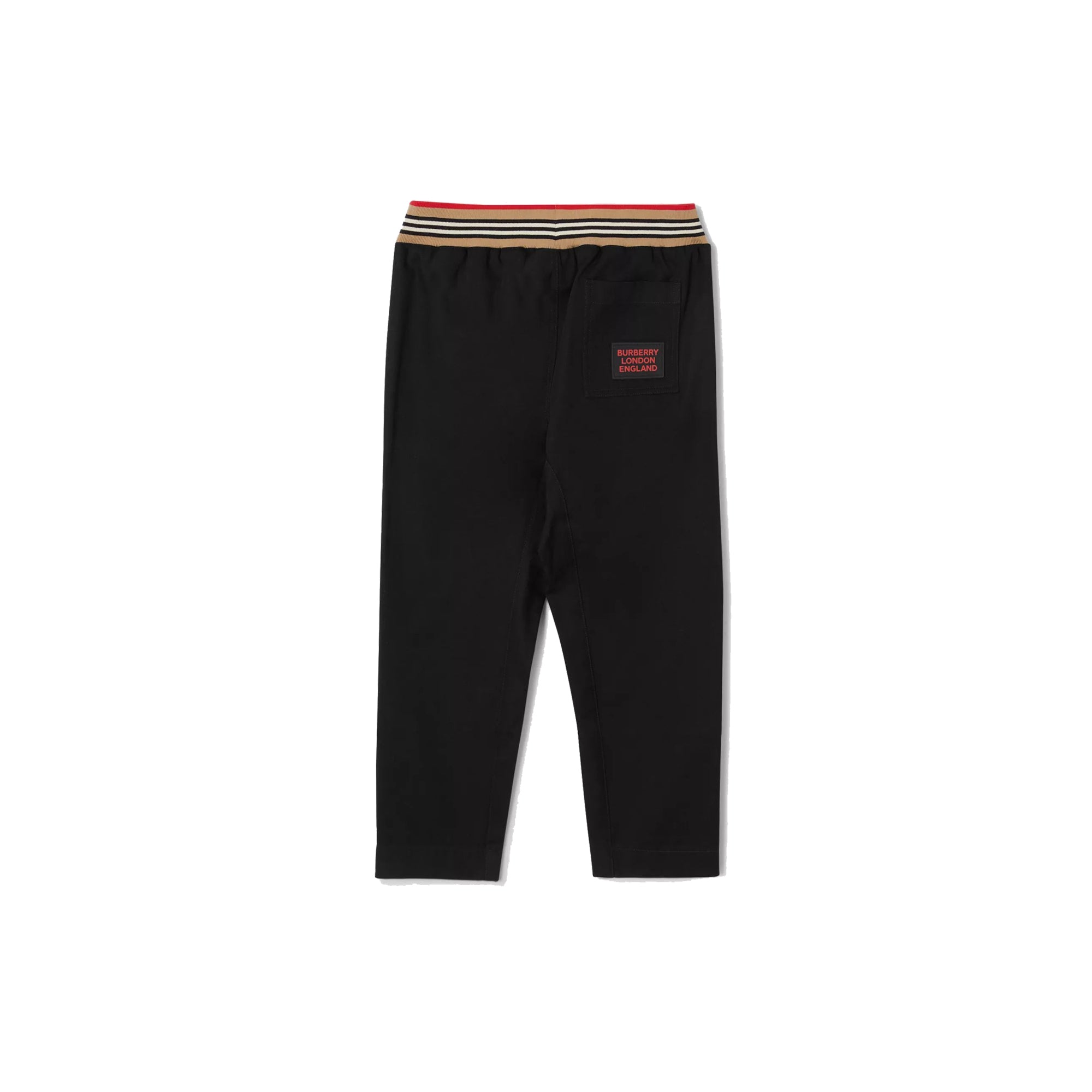 Boys Black Cotton Trousers