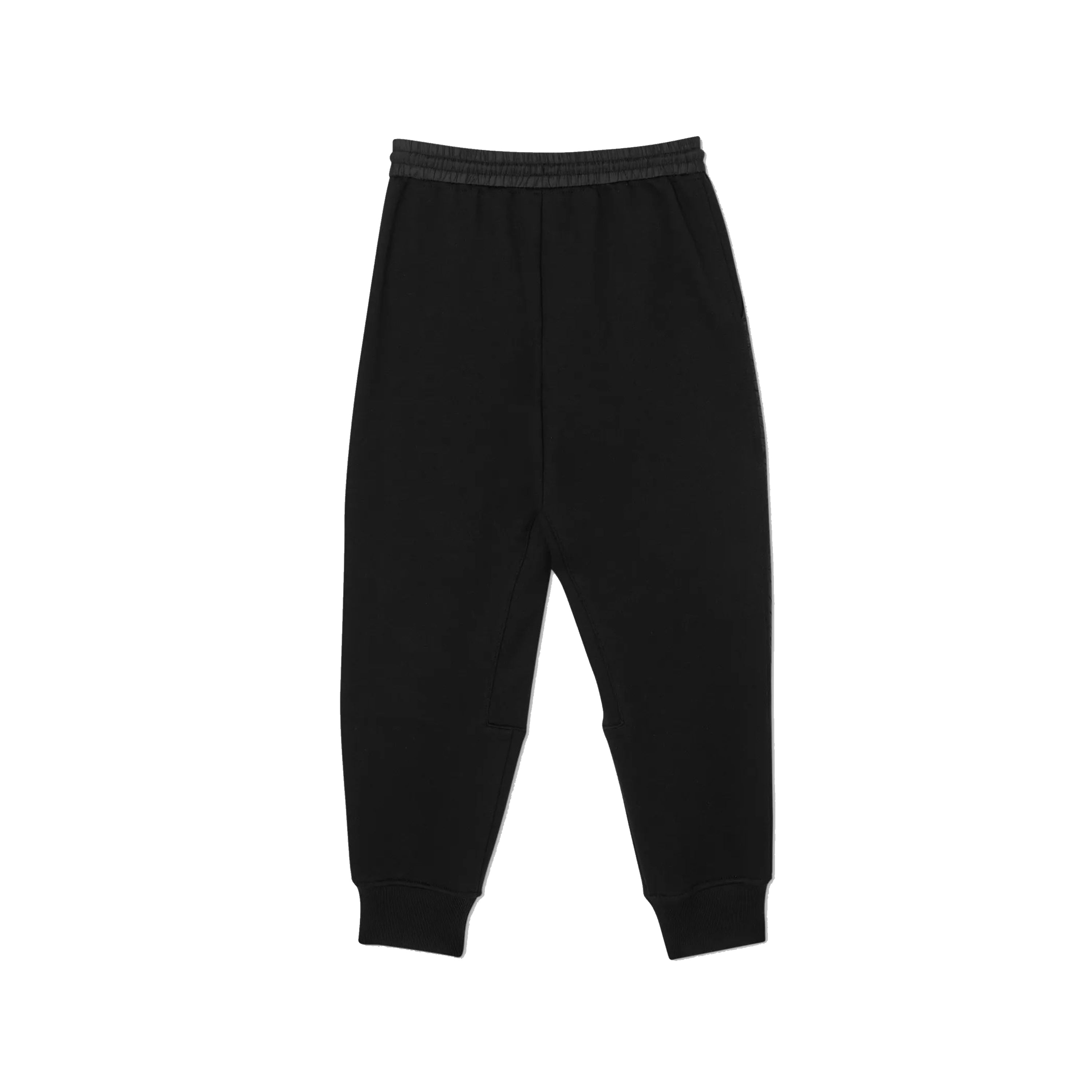 Boys & Girls Black Cotton Trousers