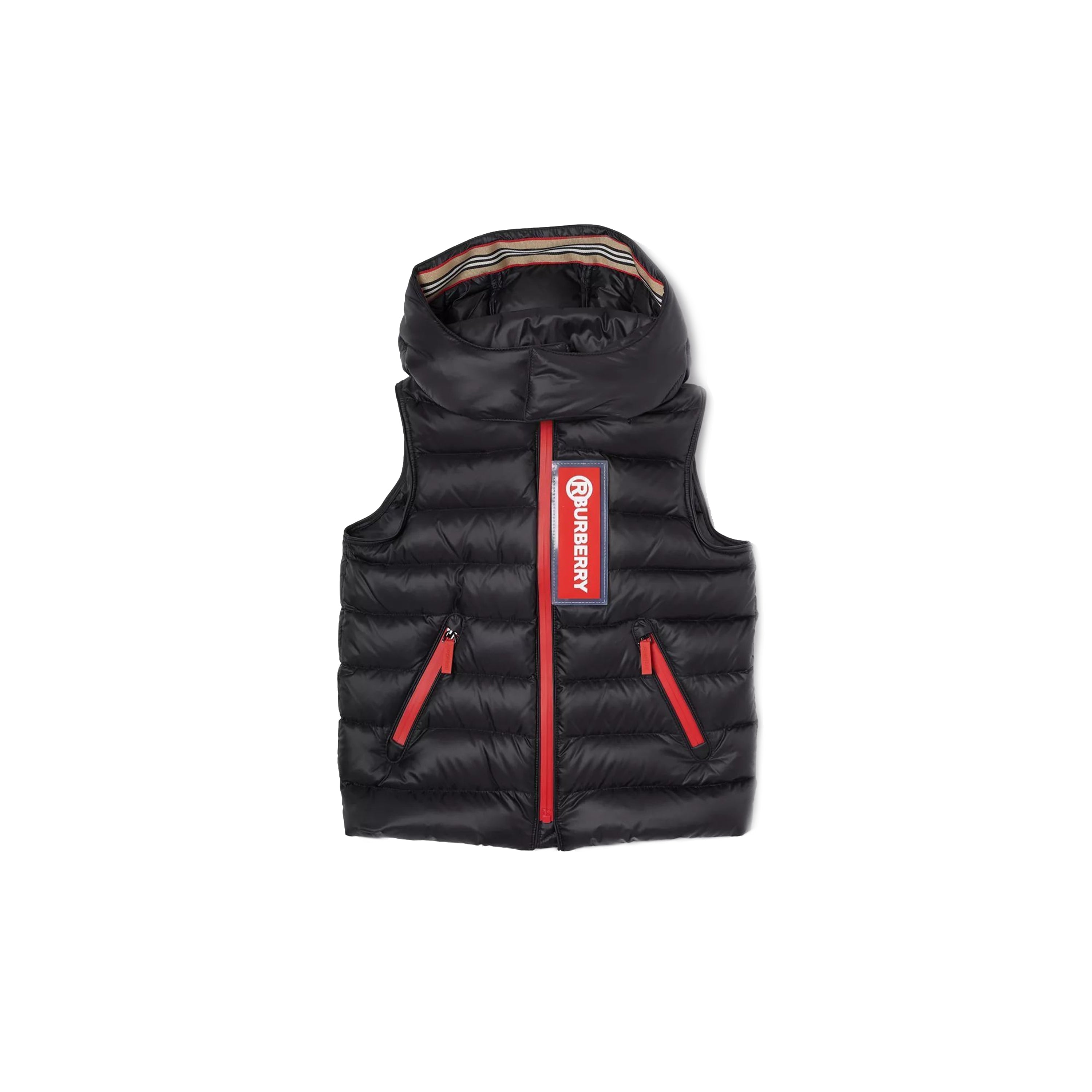 Boys & Girls Black Padded Down Gilet