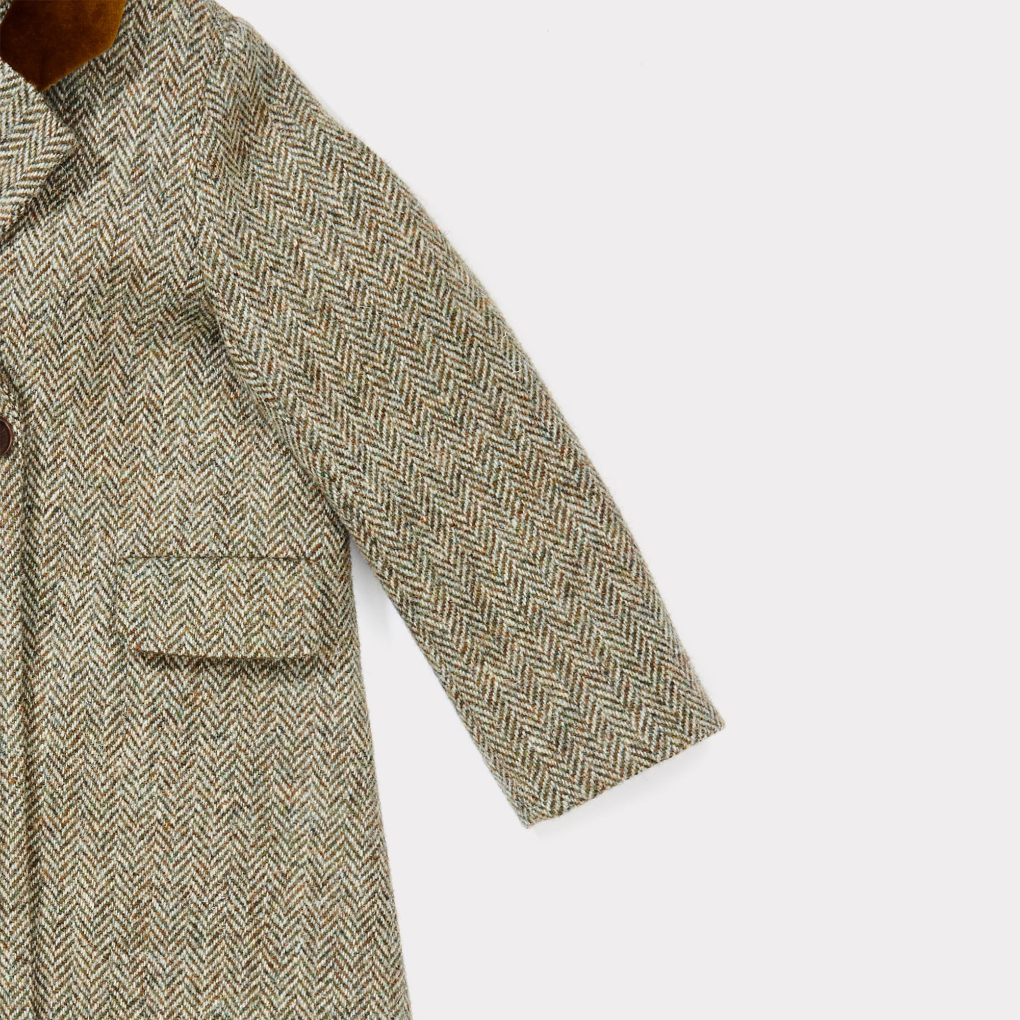 Boys & Girls Wool Woven Coat