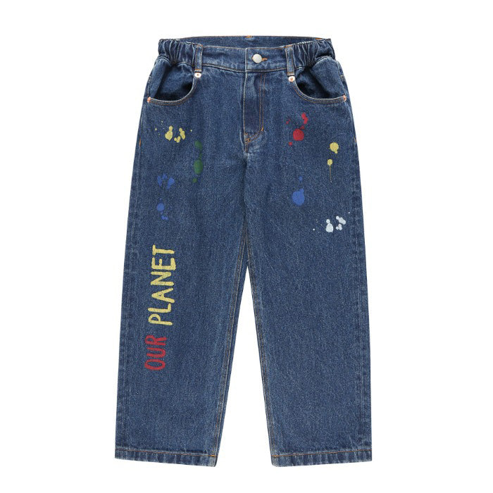 Boys & Girls Blue Denim Trousers