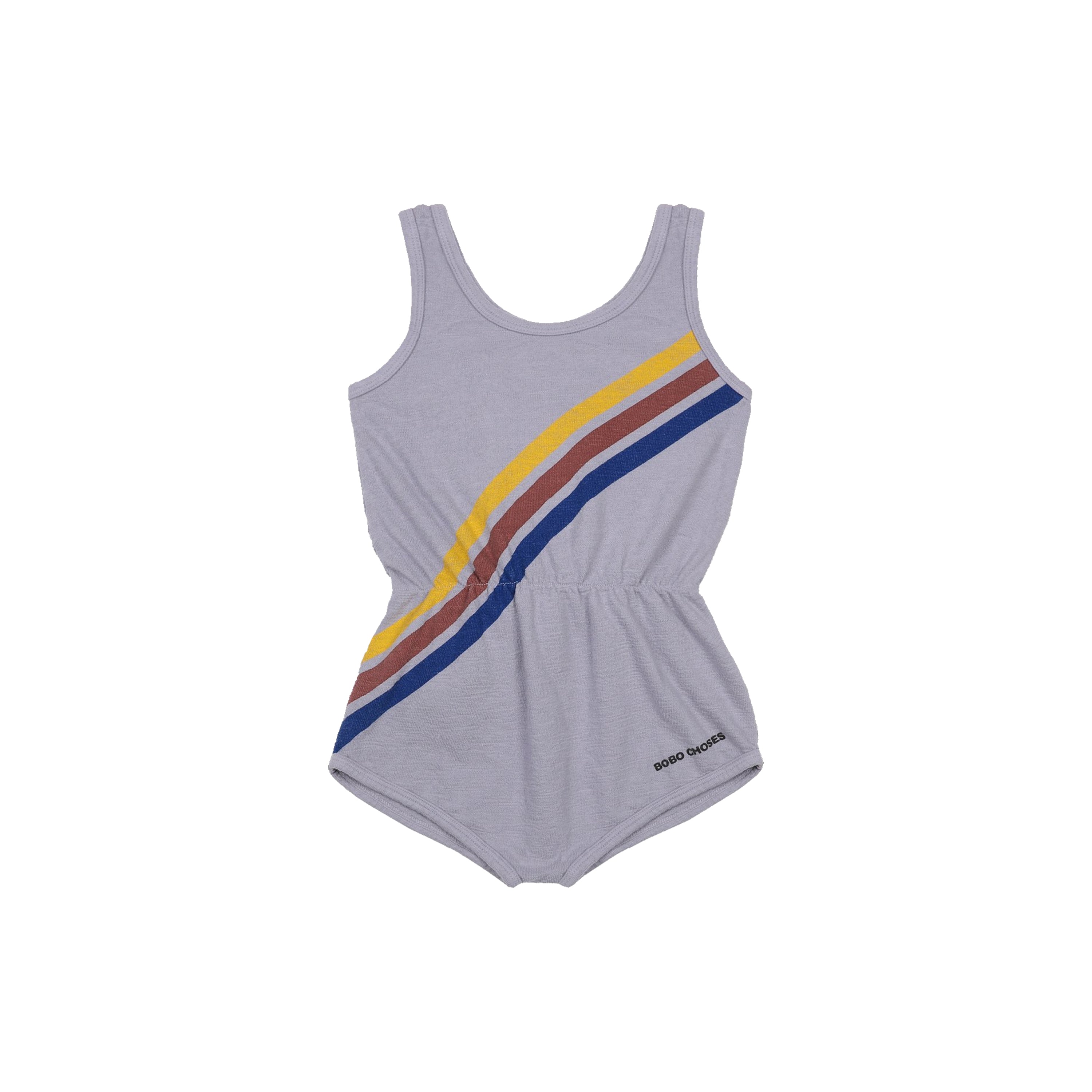 Girls Lavender Stripes Playsuit