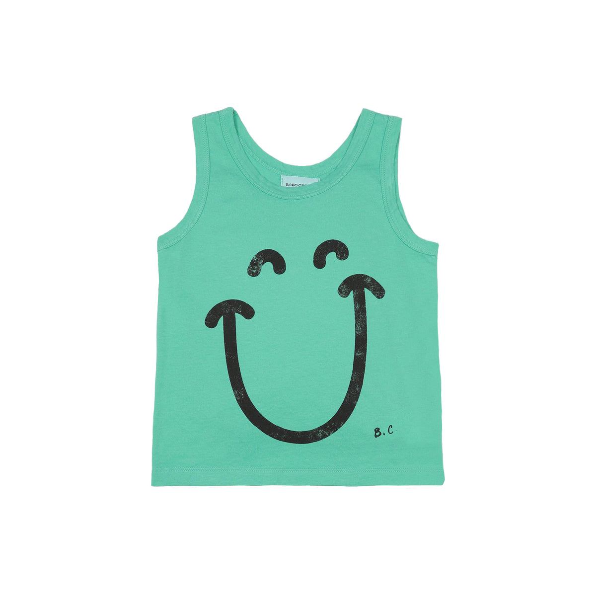 Débardeur en coton Mint Smile pour filles