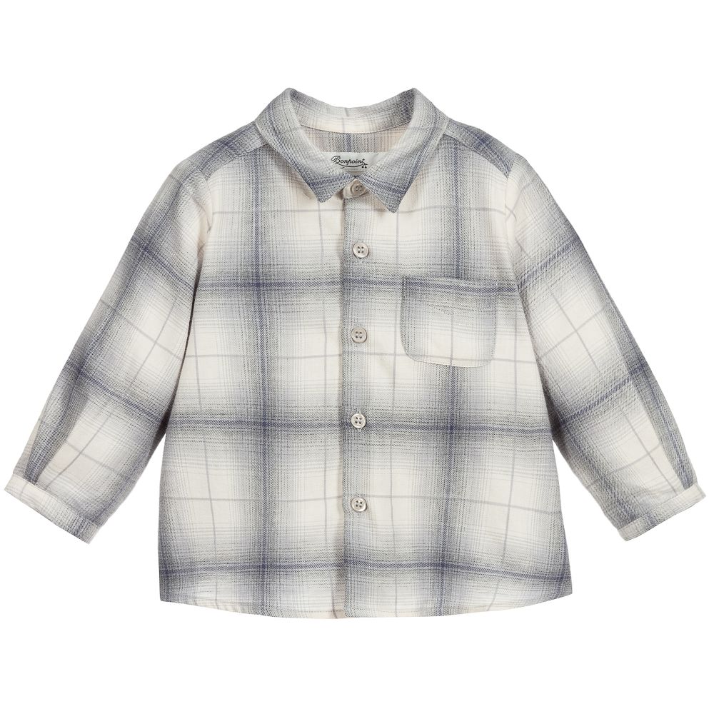 Baby Boys & Girls Multicolor Check Shirt