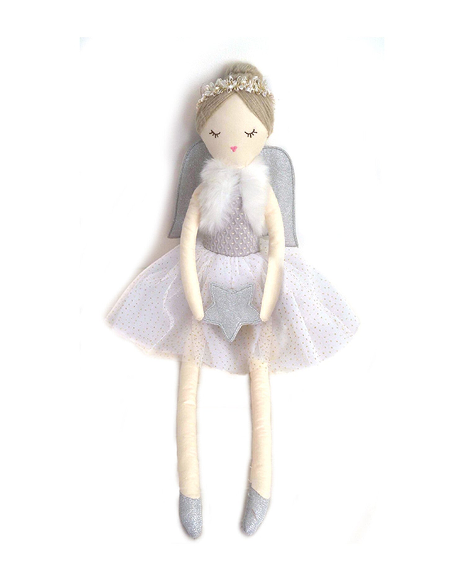 Girls Silver Angel Doll