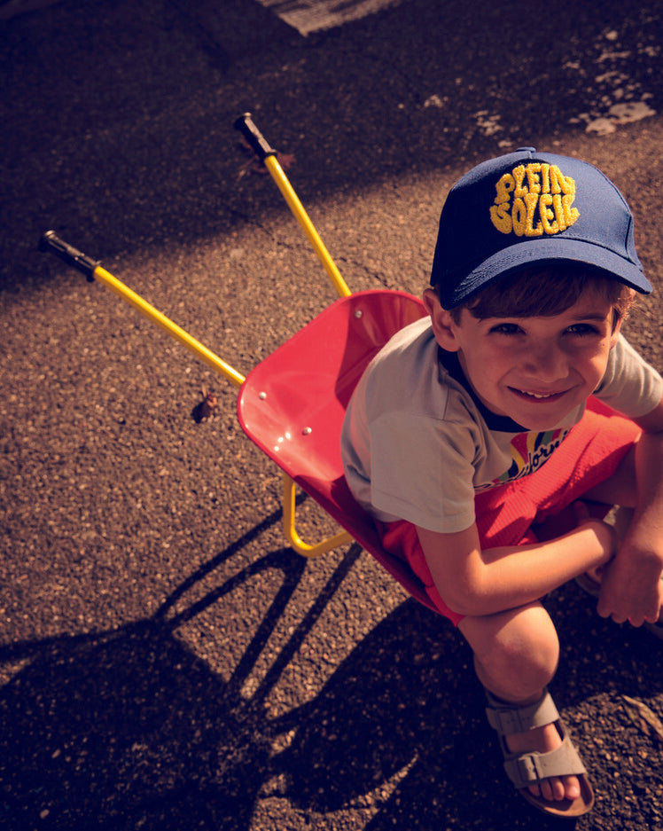 Boys & Girls Blue Cotton Hat
