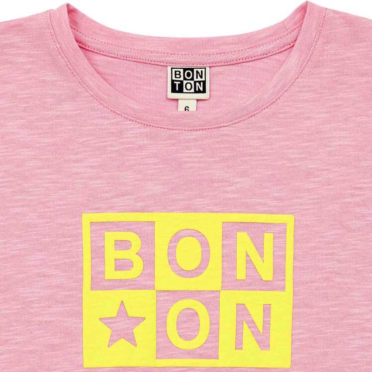 Boys & Girls Pink Cotton T-Shirt
