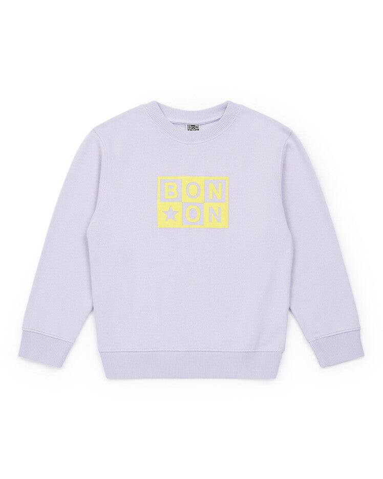 Boys & Girls Purple Cotton Sweatshirt