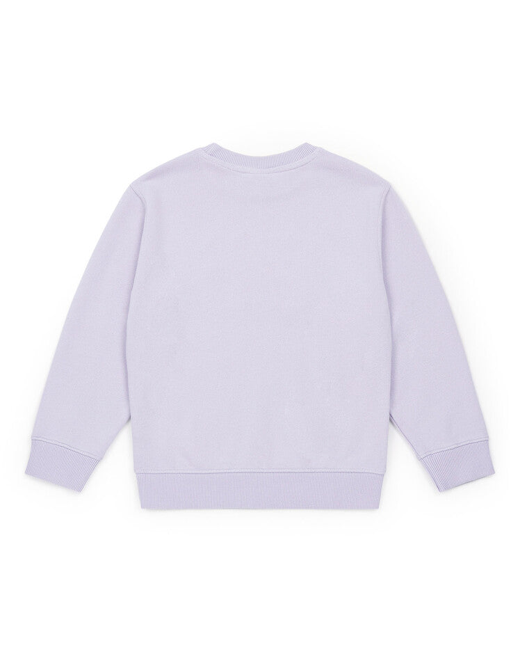 Boys & Girls Purple Cotton Sweatshirt