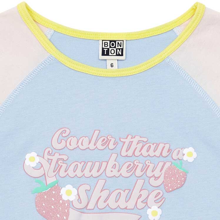 Boys & Girls Blue Cotton T-Shirt