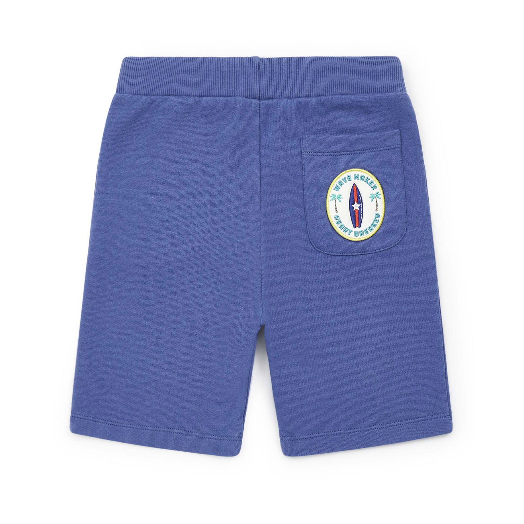 Boys Blue Cotton Shorts