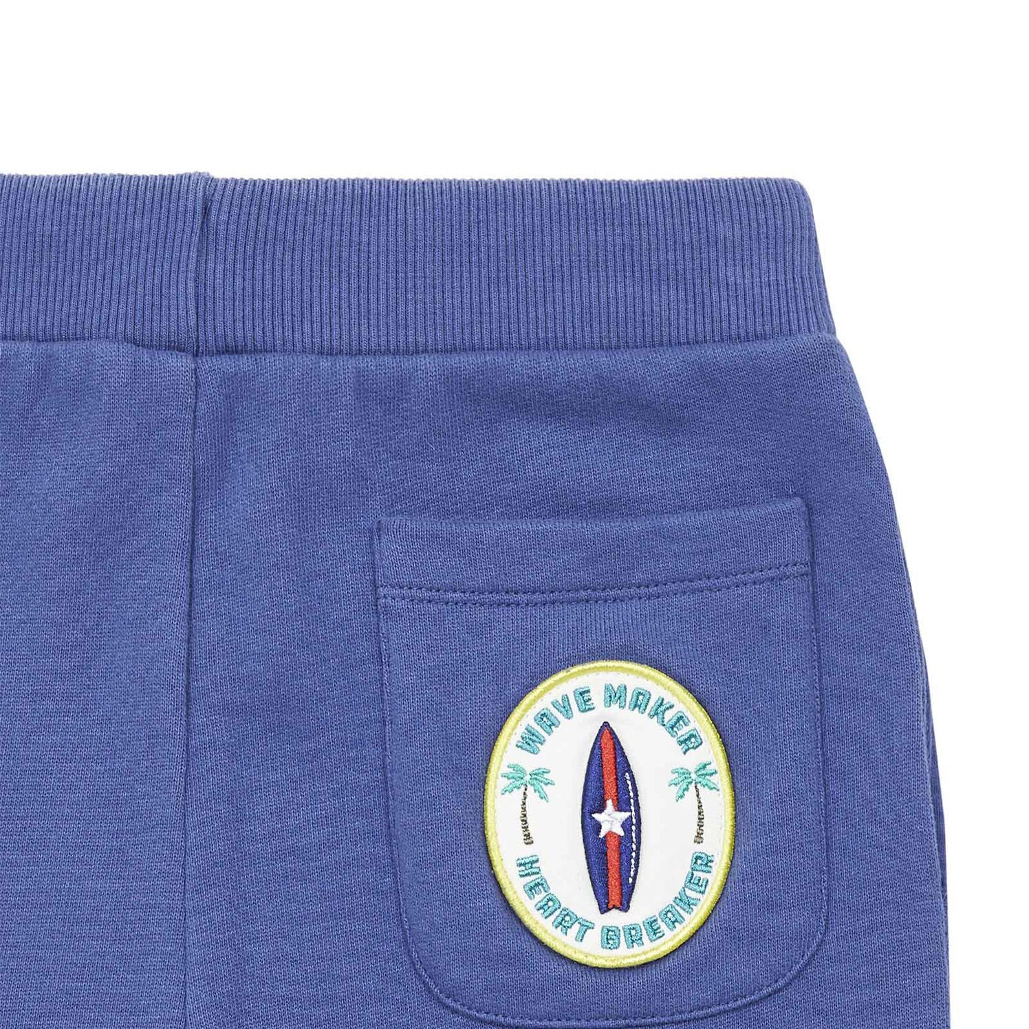 Boys Blue Cotton Shorts