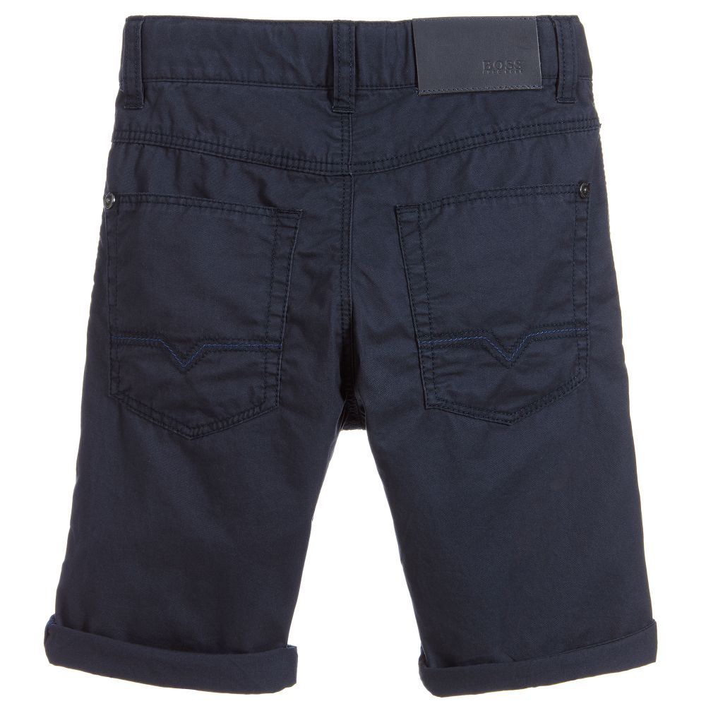 Boys Ozone Cotton Twill Bermuda Shorts
