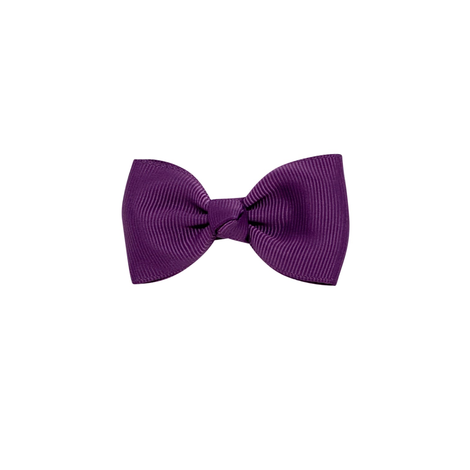 Girls Purple Bow Hair Clip - 7cm