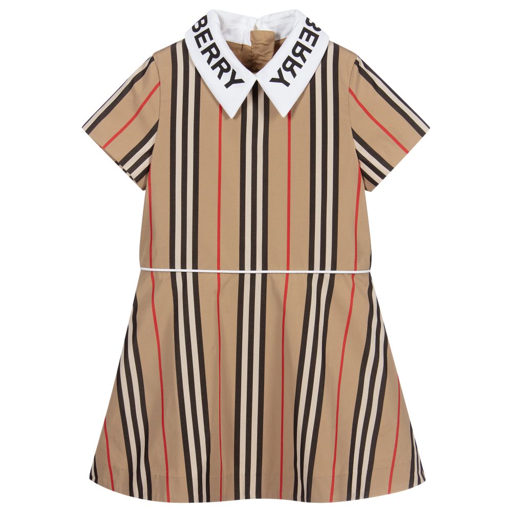 Girls Archive Beige Cotton Dress