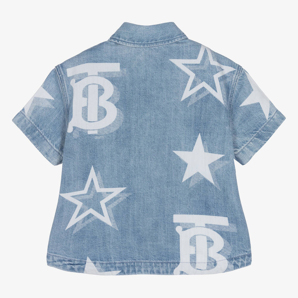 Boys Light Blue Denim Shirt