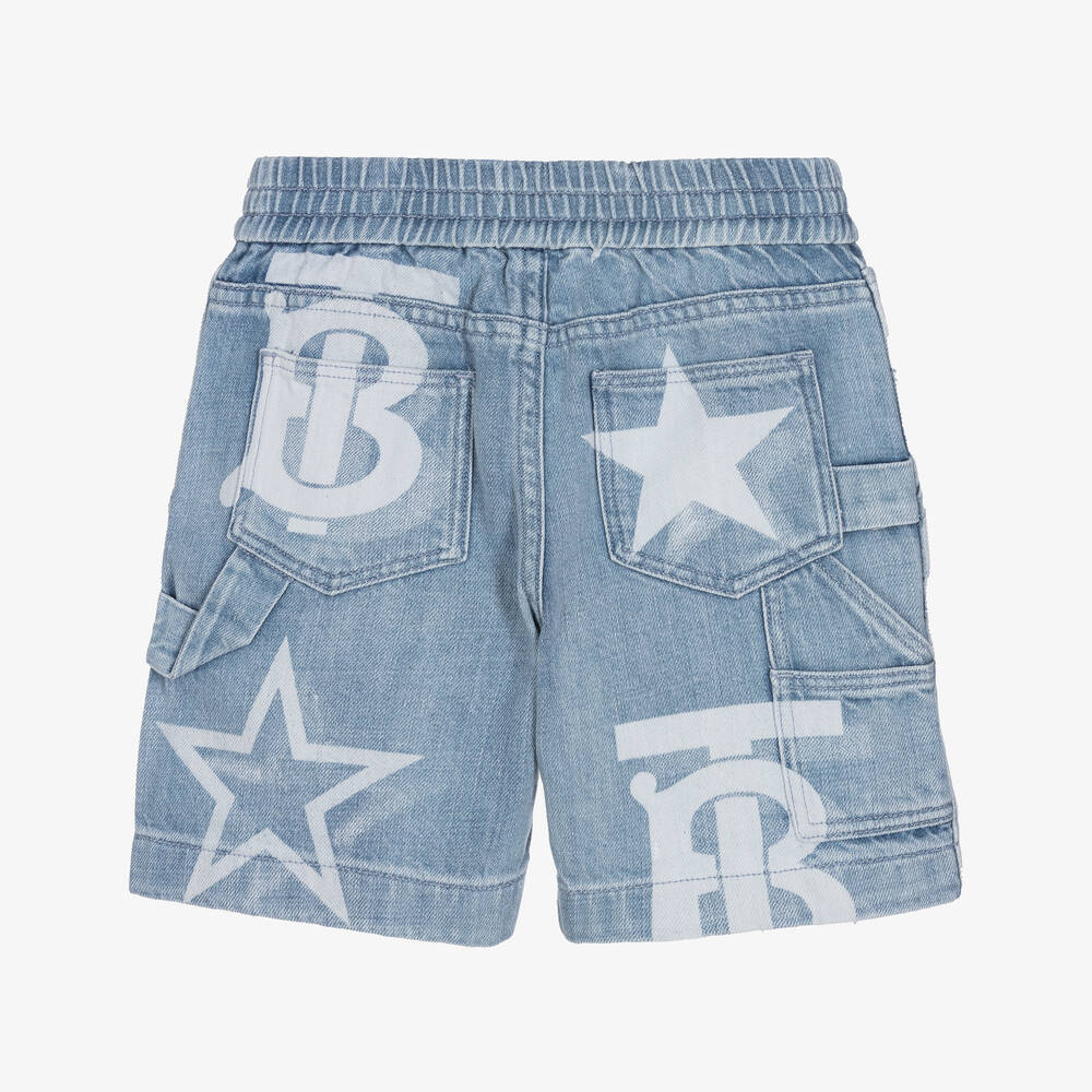 Boys Light Blue Denim Shorts