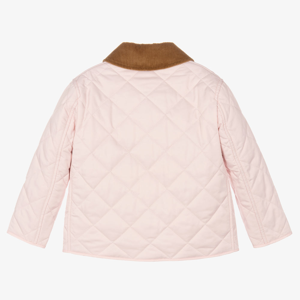 Girls Pink Padded Jakcet