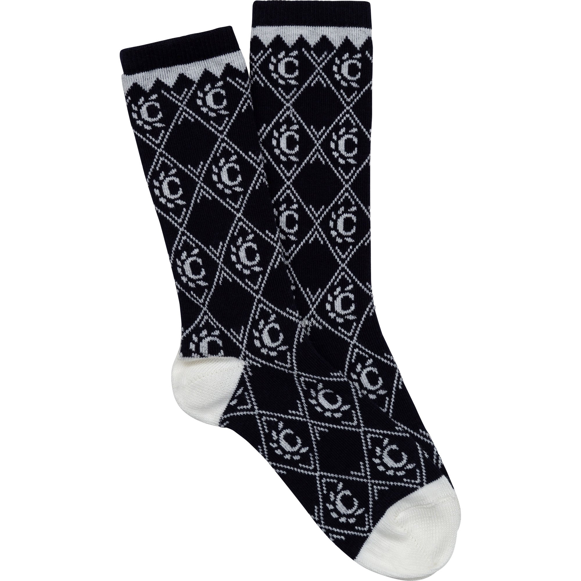 Girls Navy Socks
