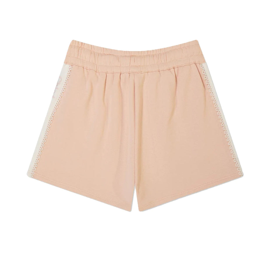 Girls Pink Cotton Shorts