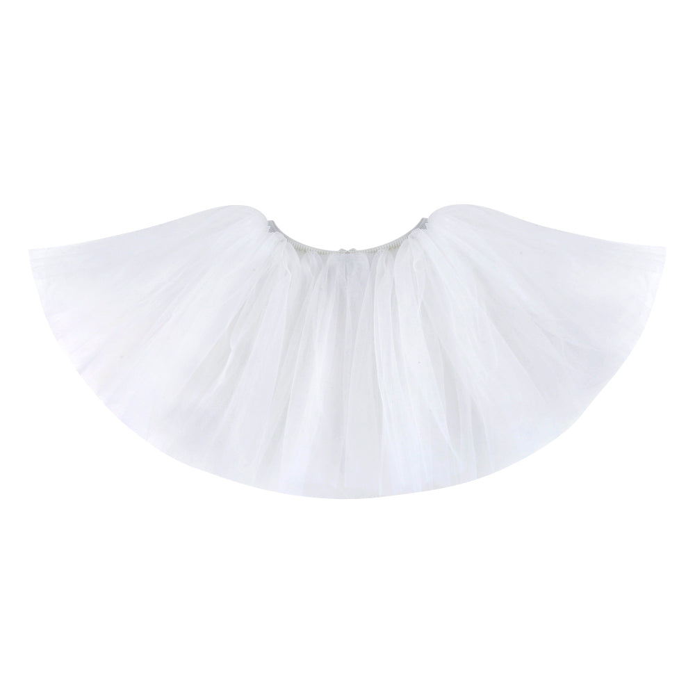 Girls White Ballet Skirt