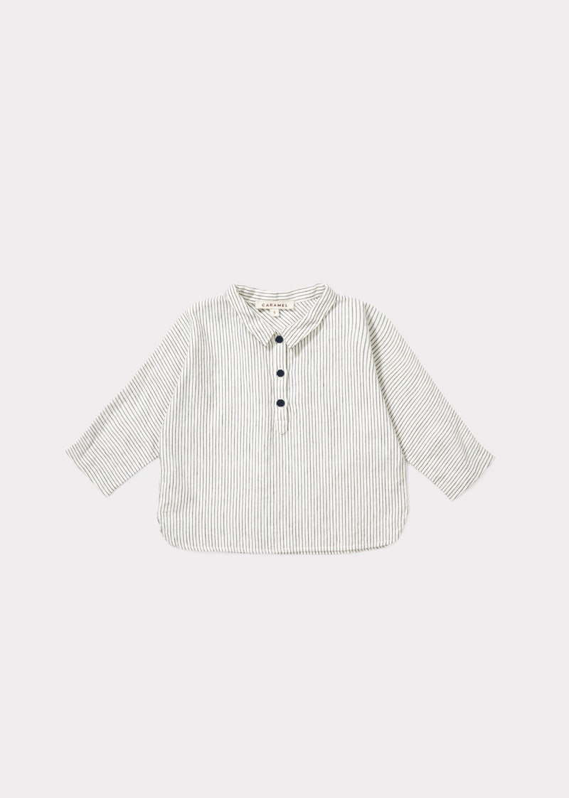 Baby Ecru Striped Shirt
