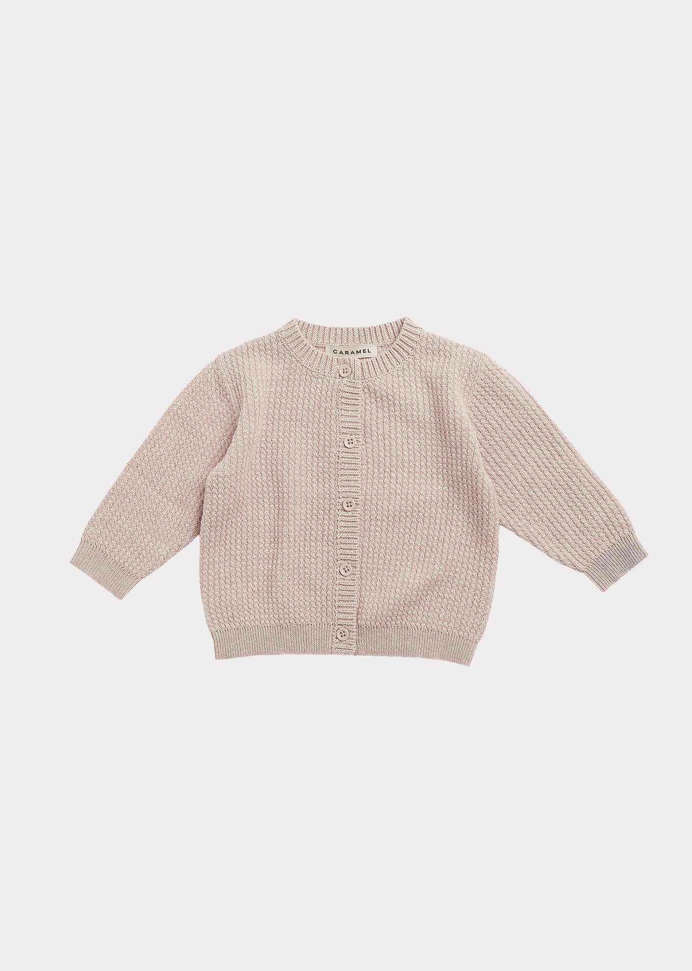 Baby Girls Camel Cotton Cardigan