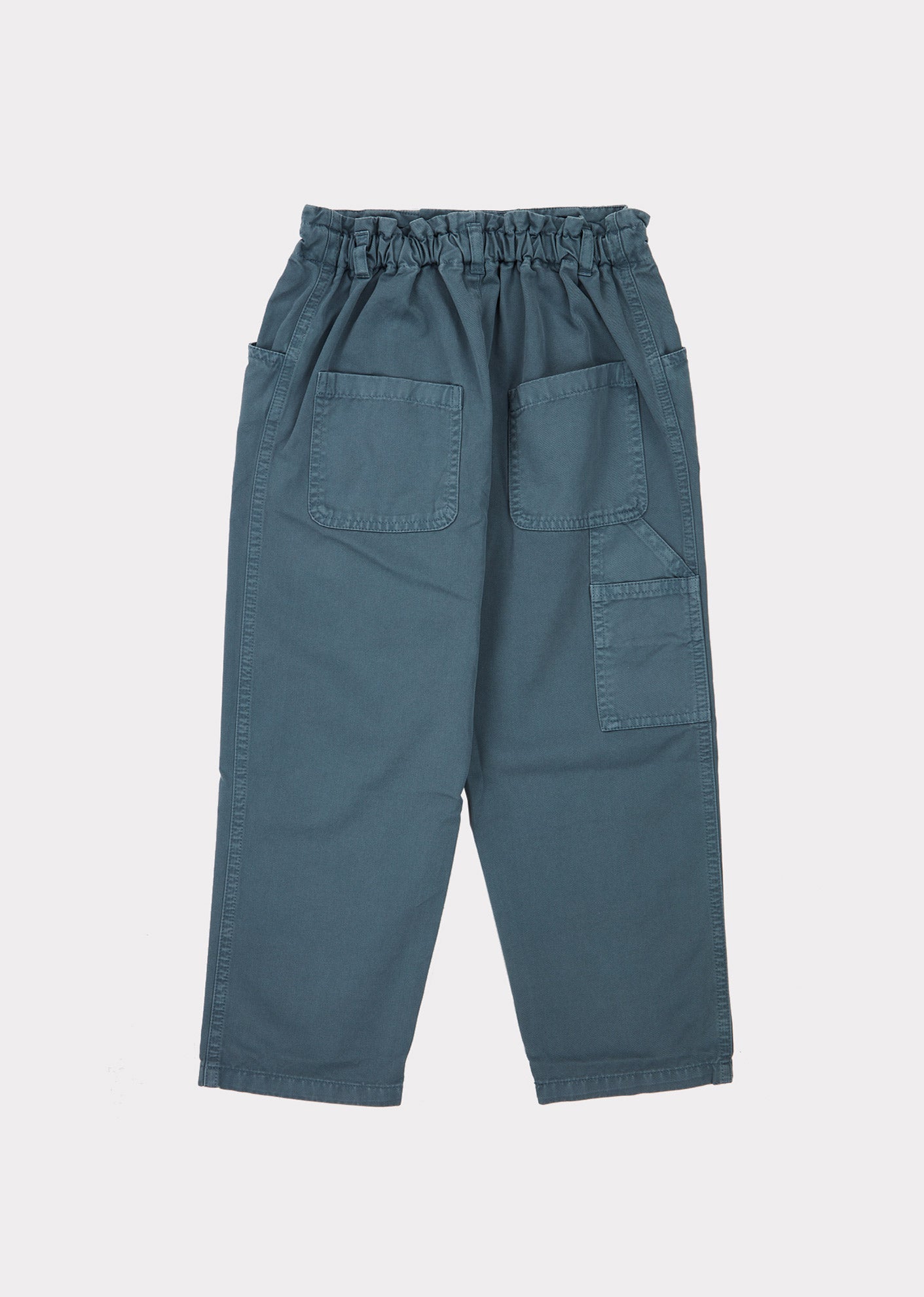 Boys & Girls Blue Cotton Trousers