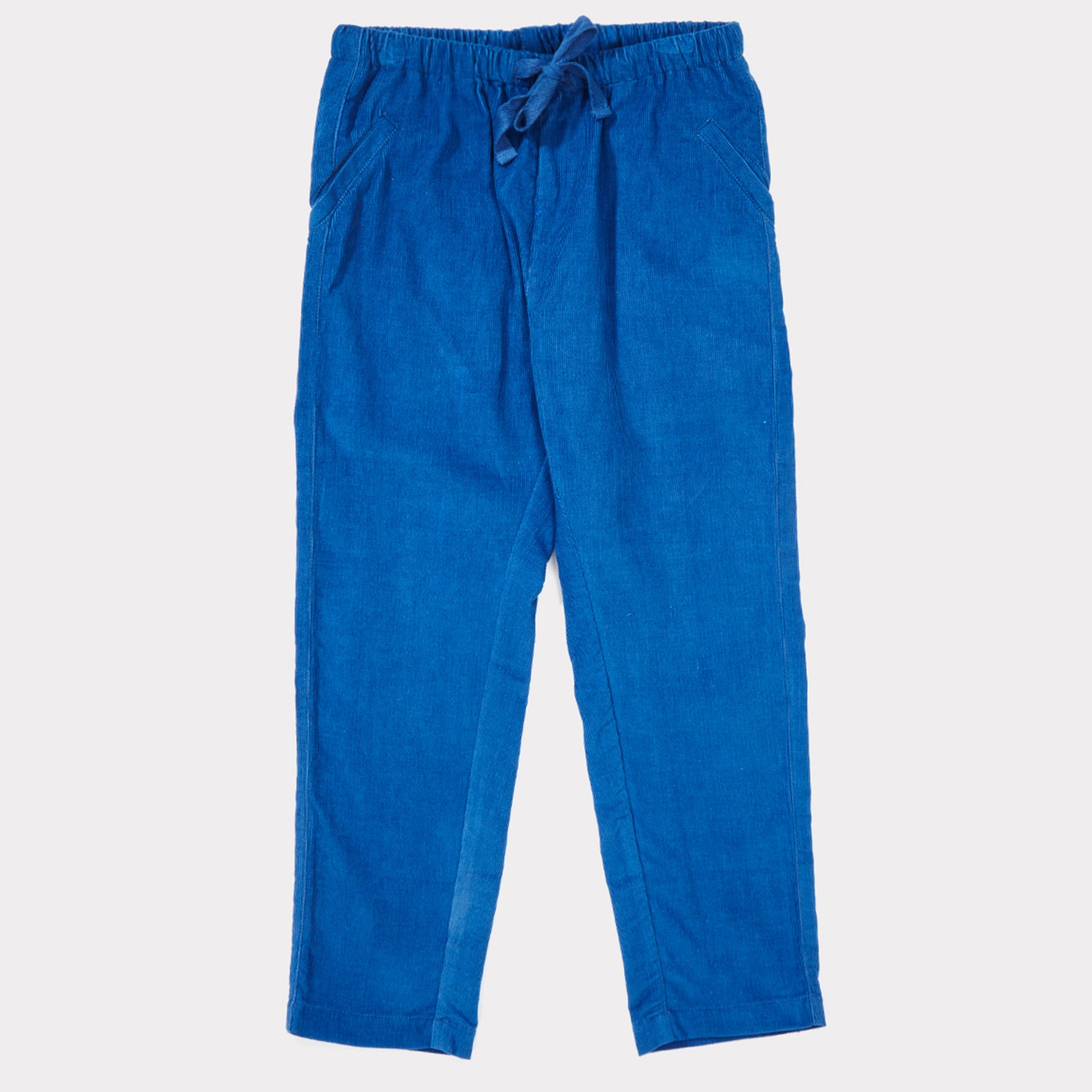 Boys & Girls Lapis Blue Cotton Trousers