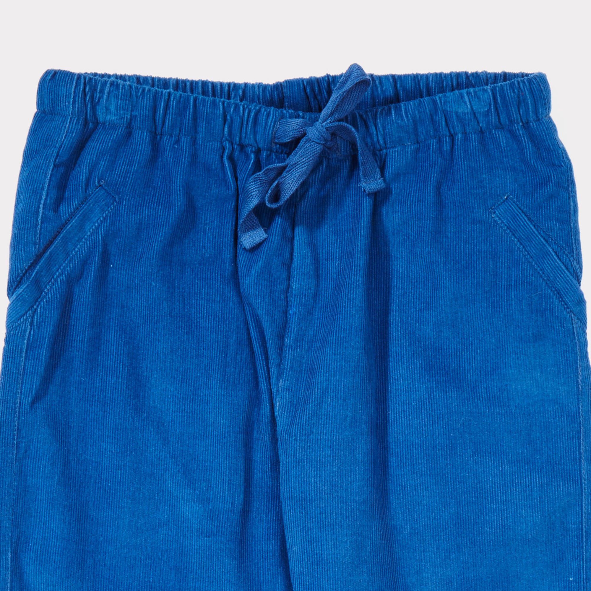 Boys & Girls Lapis Blue Cotton Trousers