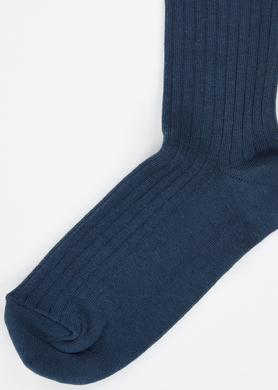 Boys & Girls Navy Rib Ankle Socks