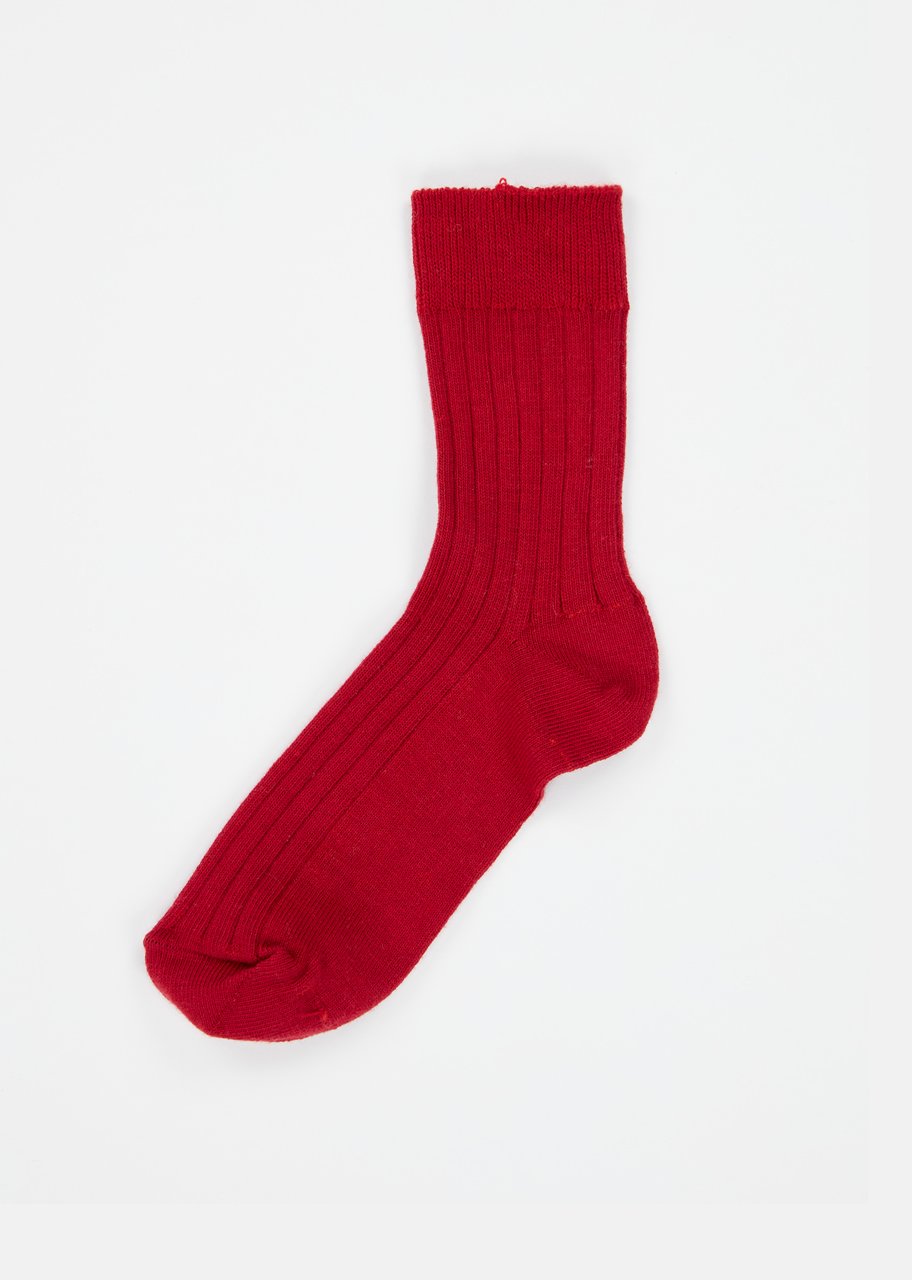 Boys & Girls Scarlet Rib Ankle Socks
