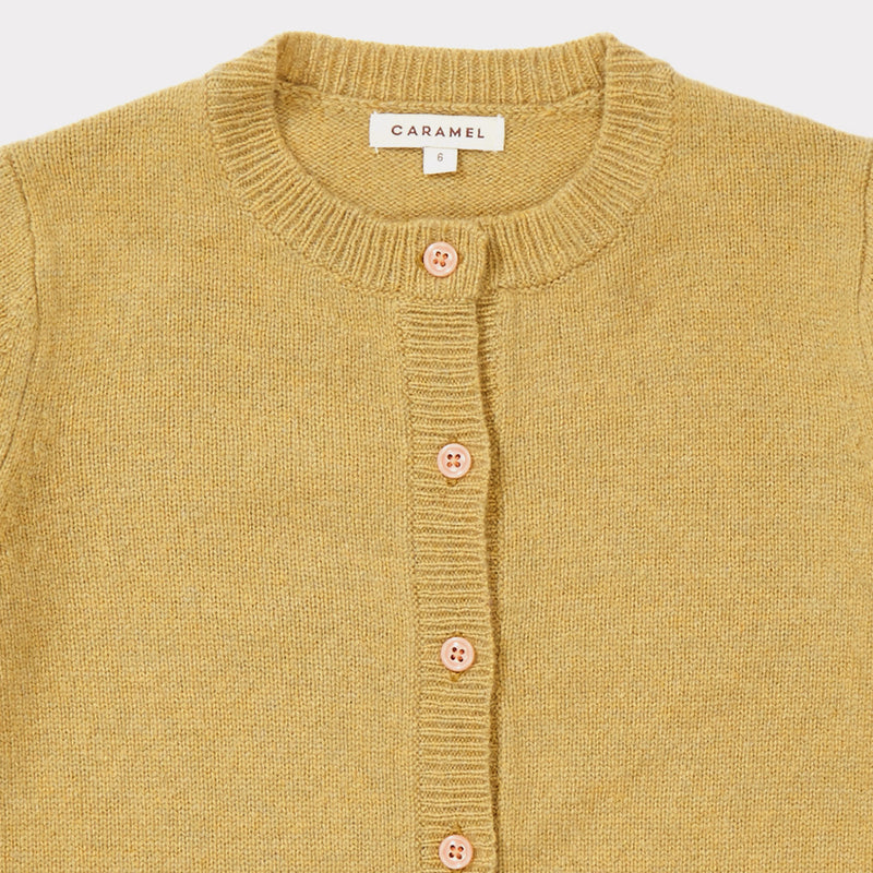 Girls Sand Merino Cardigan