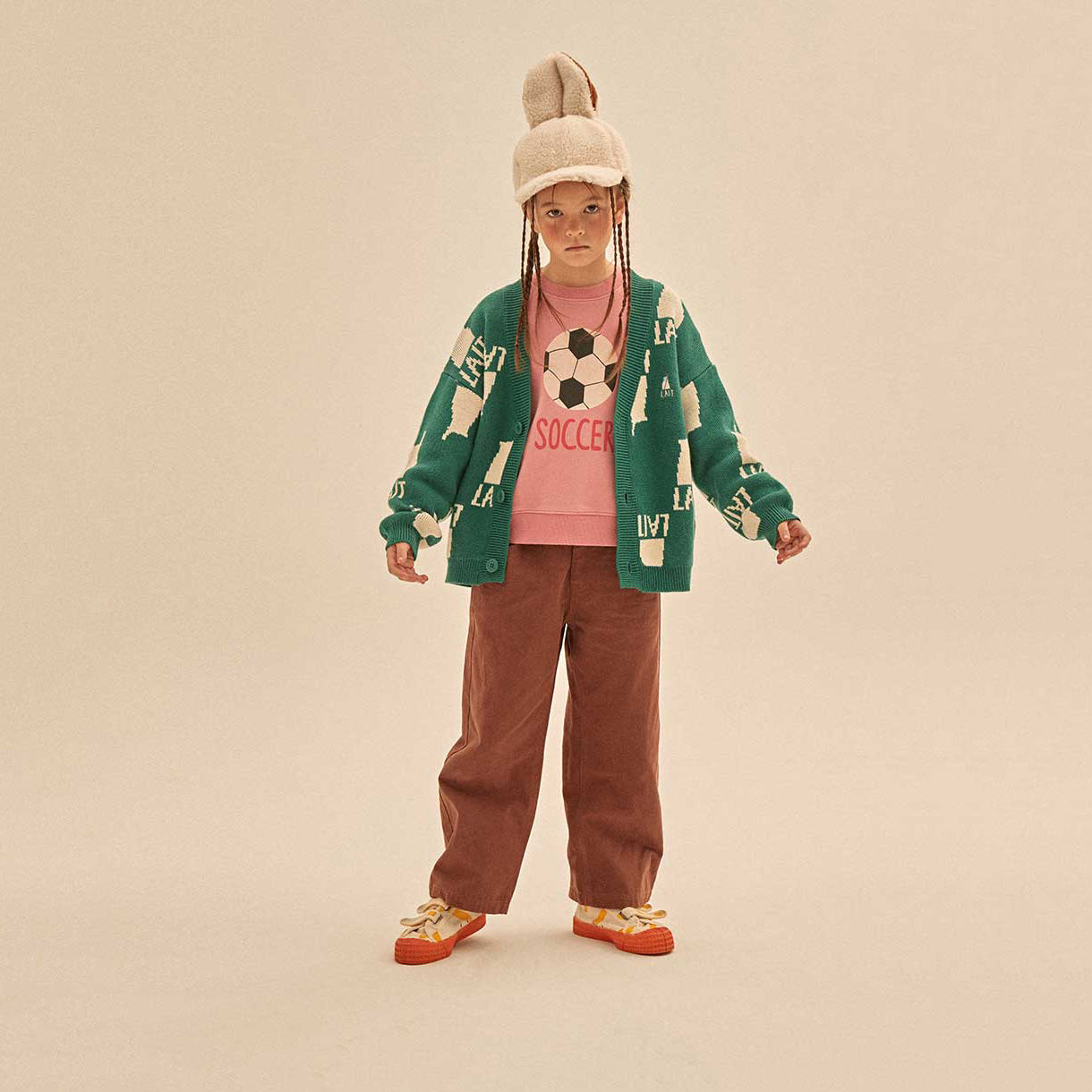 Boys & Girls Green Cardigan