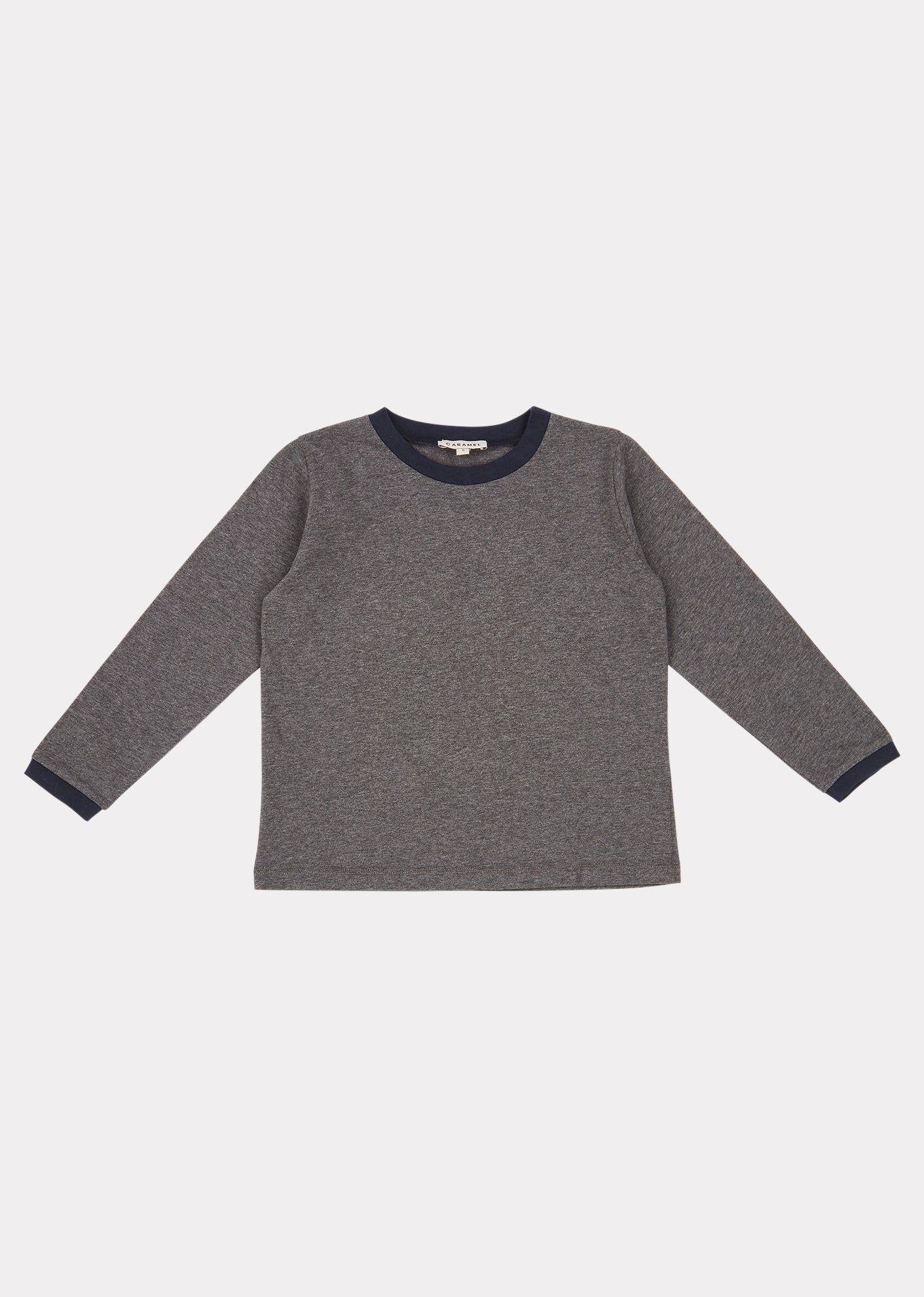 Boys & Girls Grey Melange Crake T-Shirt