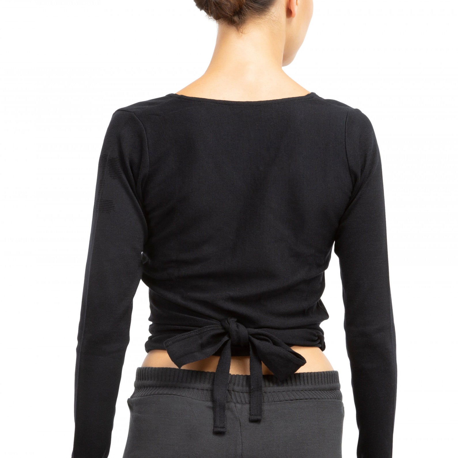 Girls Black Ballet Top