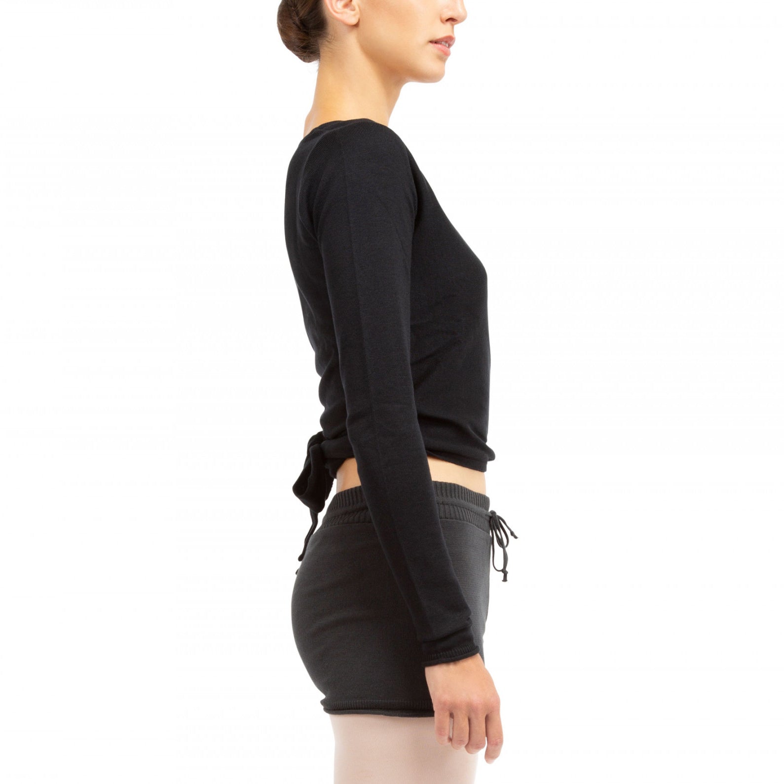 Girls Black Ballet Top