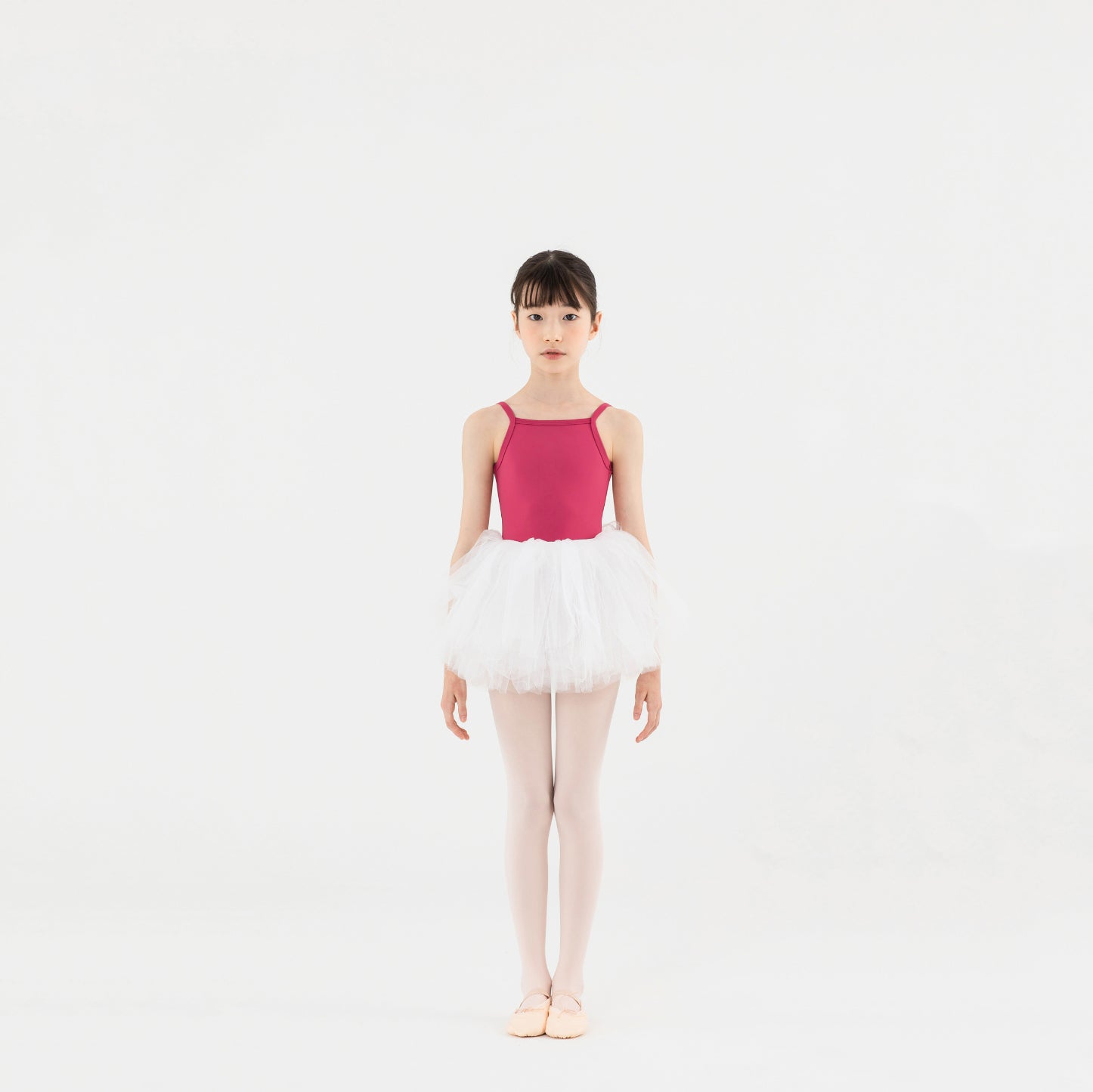 Girls White Ballet Skirt