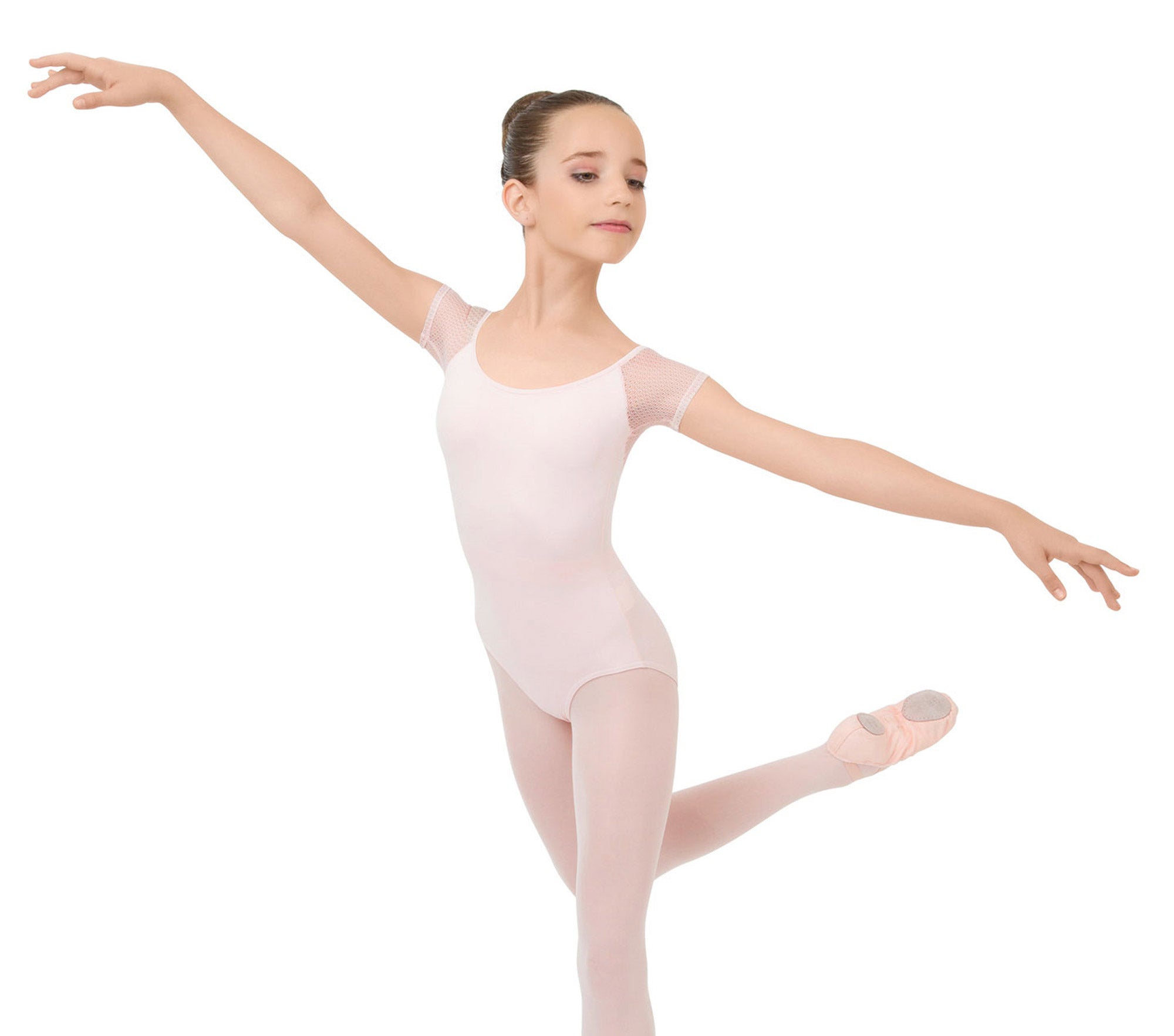 Girls Light Pink Ballet Jerkin