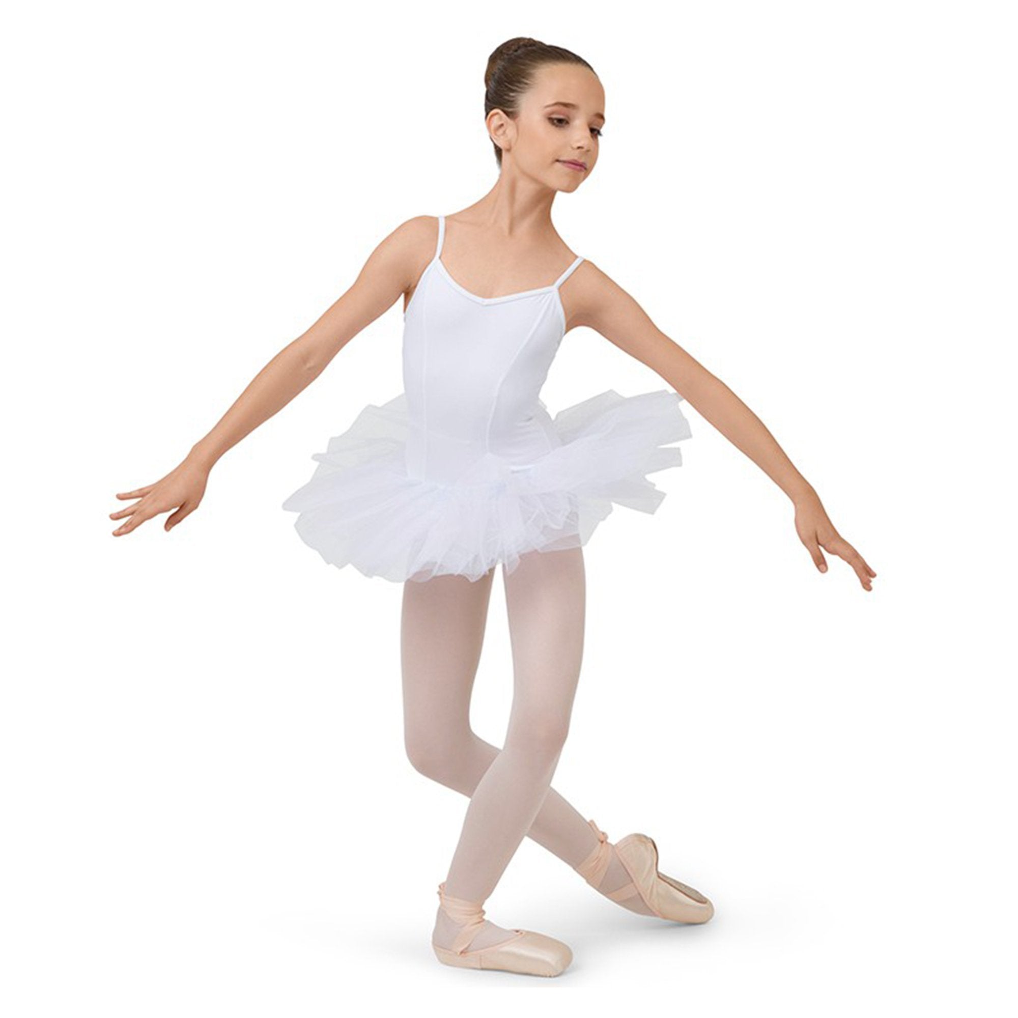 Girls White Ballet Dress