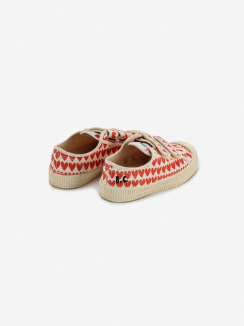 Boys & Girls Red Hearts Shoes