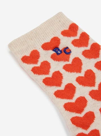 Boys & Girls Red Cotton Socks