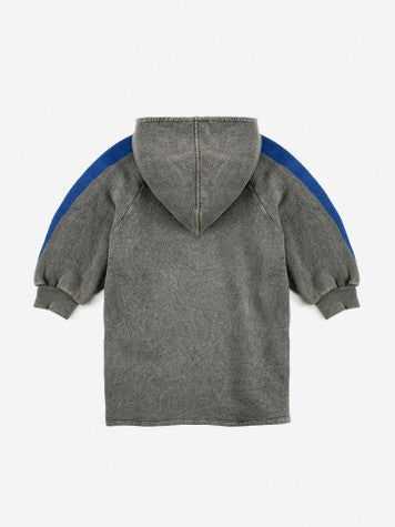 Girls Grey Hooded Dress