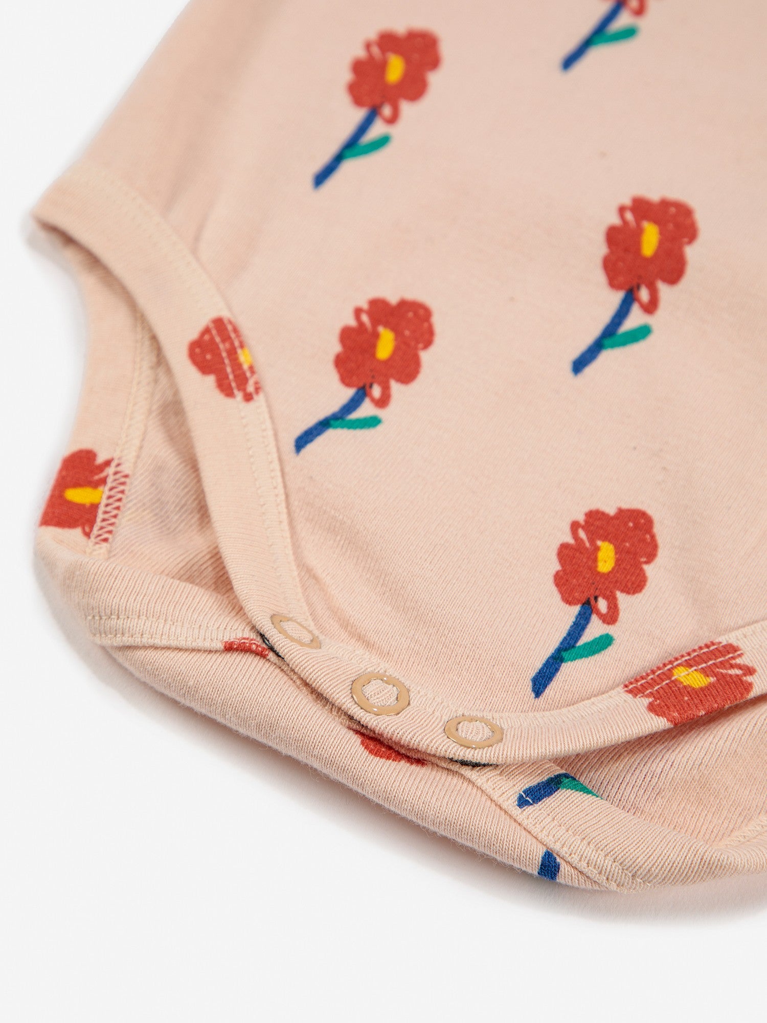 Baby Boys & Girls Pink Flowers Babysuit