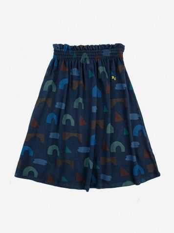 Girls Blue Logo Skirt