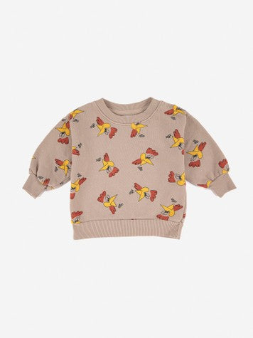 Baby Boys & Girls Beige Sweatshirt