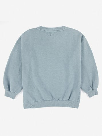 Boys & Girls Blue Printed Sweatshirt