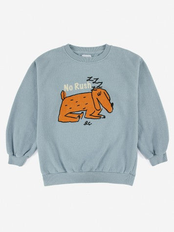 Boys & Girls Blue Printed Sweatshirt
